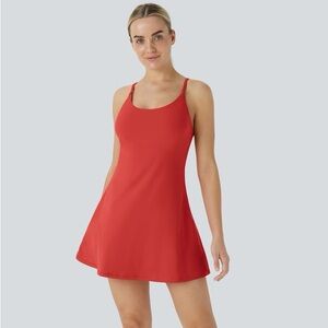 035HA.- Softlyzero™ Plush Backless Active Dress. Size Small.